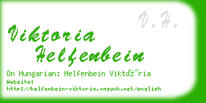 viktoria helfenbein business card